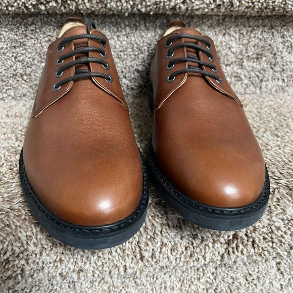 Barneys New York Men\'s Tan Leather Shoes main image 11